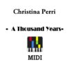 Christina Perri -- A Thousand Years, Download Christina Perri A Thousand Years Instrumental File Online