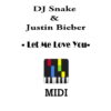 DJ Snake & Justin Bieber -- Let Me Love You, Download DJ Snake ft. Justing Bieber Let me love you midi file online