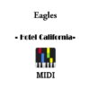 Eagles - Hotel California, download Eagles Hotel California midi file online