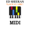 Ed Sheeran - Galway Girl, download Ed Sheeran Galway Girl Midi File Online