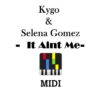 Kygo, Selena Gomez – It Aint Me, download Kygo, Selena Gomez It Aint Me midi file online