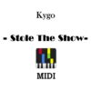 Kygo – Stole The Show, download Kygo Stole The Show midi file online