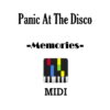 Panic At the Disco – Memories, download Panic At the Disco Memories midi file online