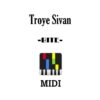 Troye Sivan – BITE, download Troye Sivan BITE midi file online